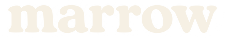 Marrow wordmark cream